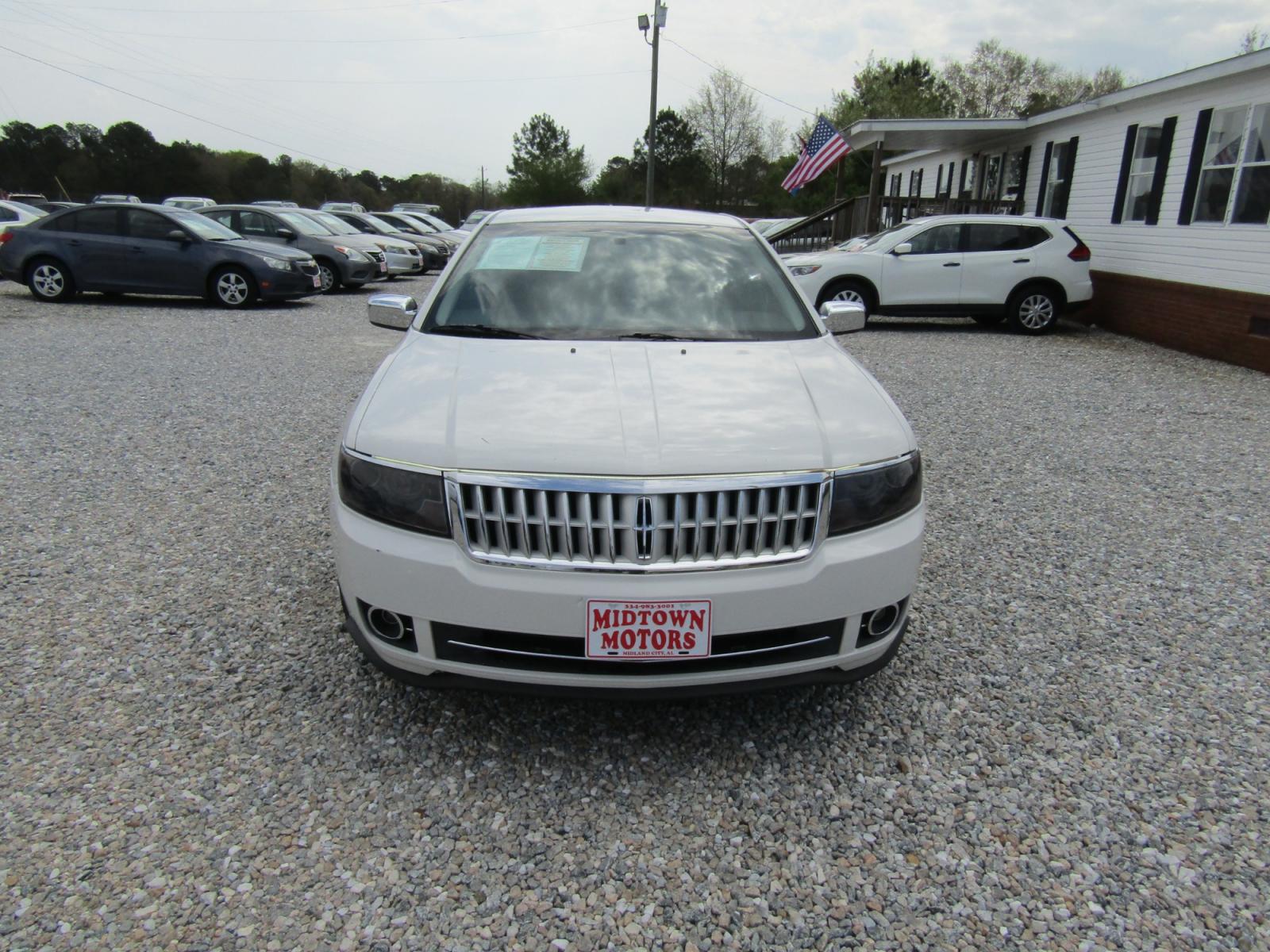 2008 White Lincoln MKZ FWD (3LNHM26T08R) with an 3.5L V6 DOHC 24V engine, Automatic transmission, located at 15016 S Hwy 231, Midland City, AL, 36350, (334) 983-3001, 31.306210, -85.495277 - Photo #1
